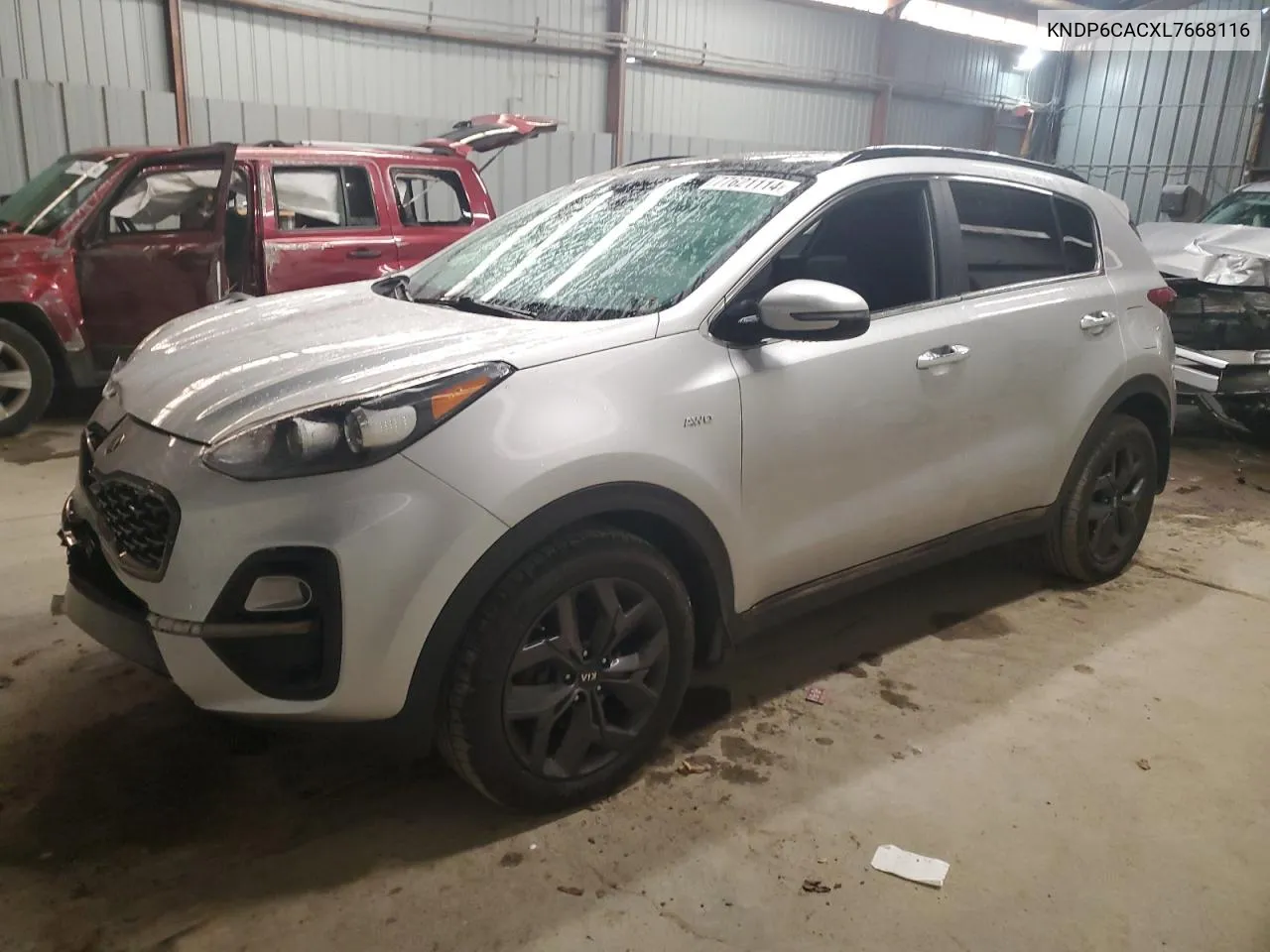 2020 Kia Sportage S VIN: KNDP6CACXL7668116 Lot: 77621114