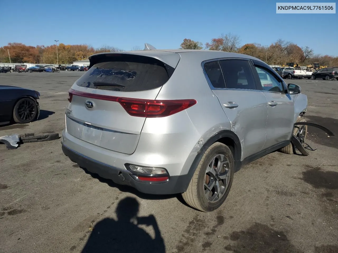 2020 Kia Sportage Lx VIN: KNDPMCAC9L7761506 Lot: 77655724