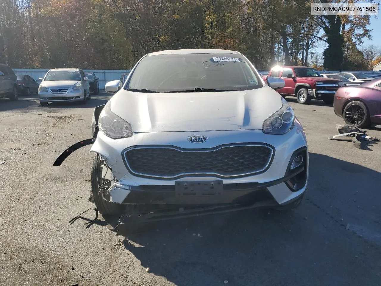 2020 Kia Sportage Lx VIN: KNDPMCAC9L7761506 Lot: 77655724