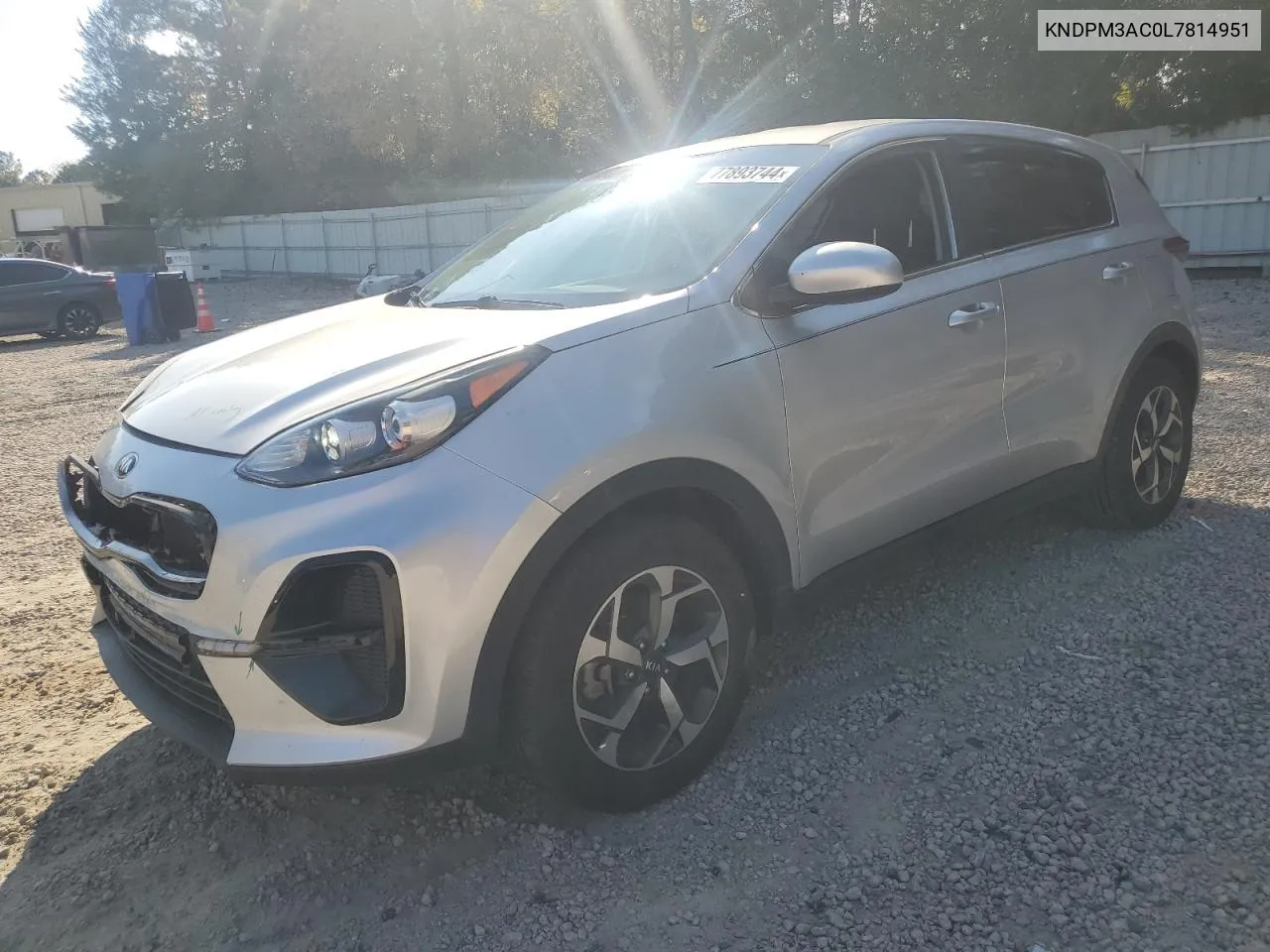 2020 Kia Sportage Lx VIN: KNDPM3AC0L7814951 Lot: 77893744