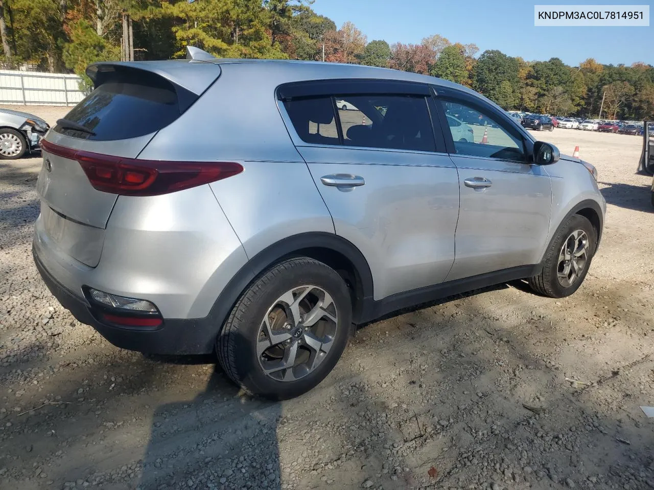 2020 Kia Sportage Lx VIN: KNDPM3AC0L7814951 Lot: 77893744