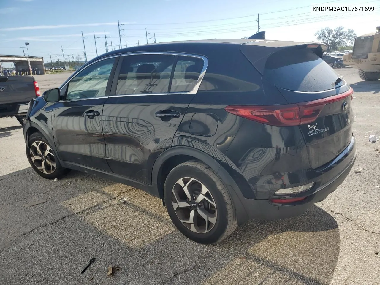 2020 Kia Sportage Lx VIN: KNDPM3AC1L7671699 Lot: 77965454