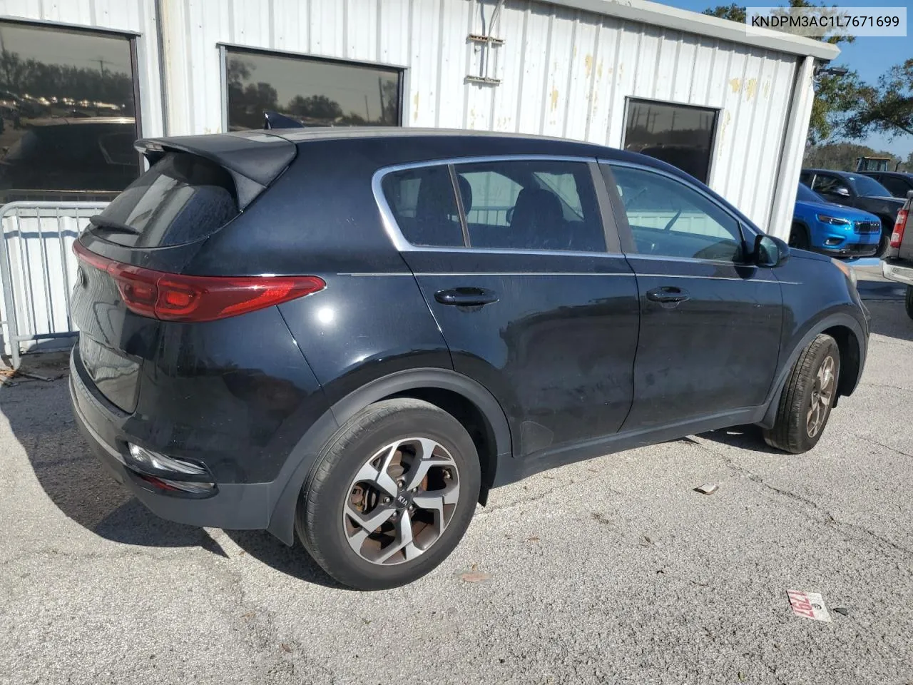 2020 Kia Sportage Lx VIN: KNDPM3AC1L7671699 Lot: 77965454