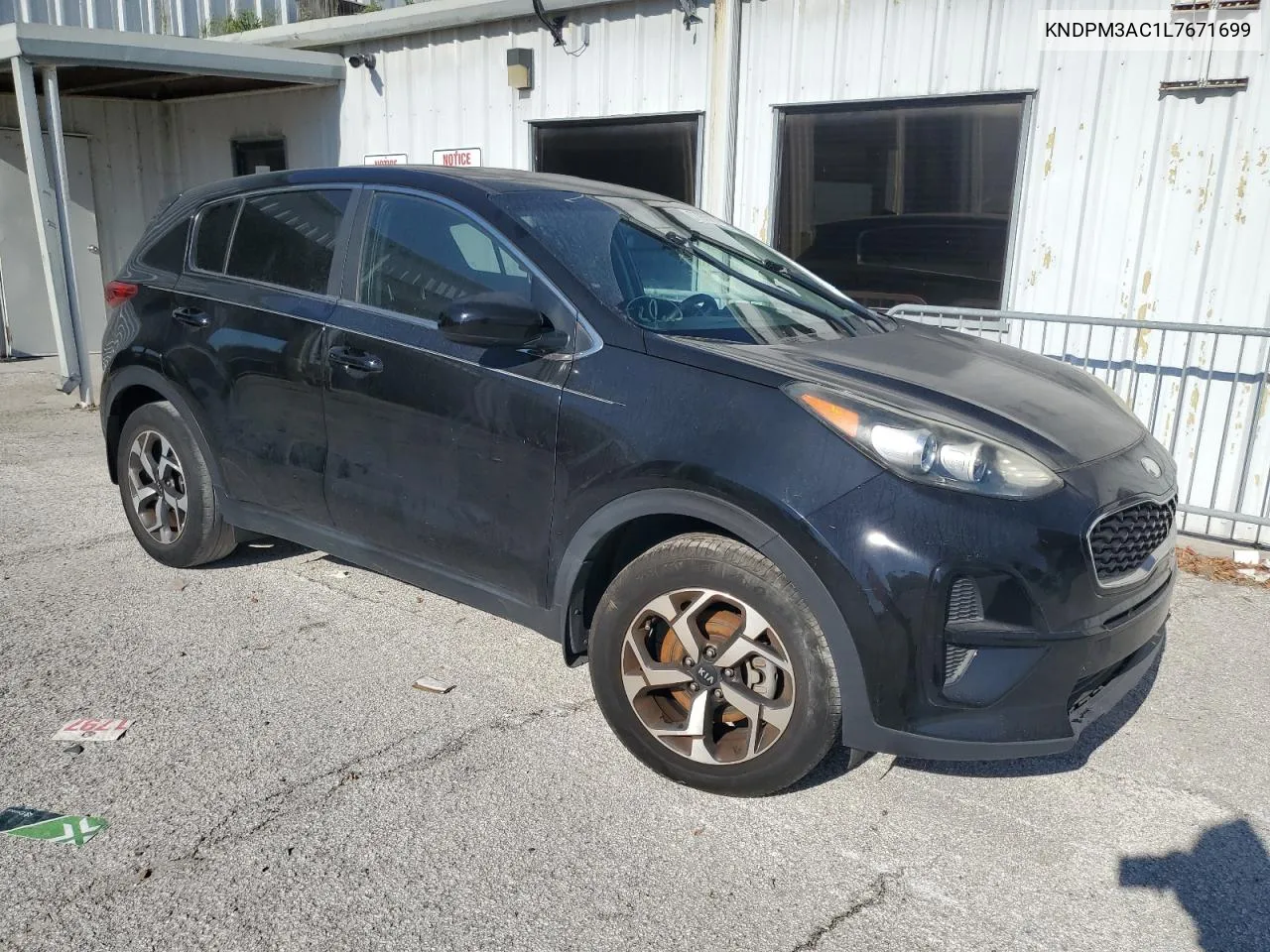 2020 Kia Sportage Lx VIN: KNDPM3AC1L7671699 Lot: 77965454