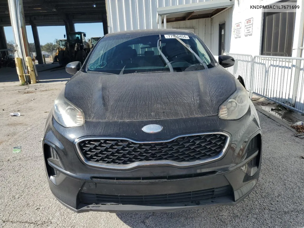 2020 Kia Sportage Lx VIN: KNDPM3AC1L7671699 Lot: 77965454