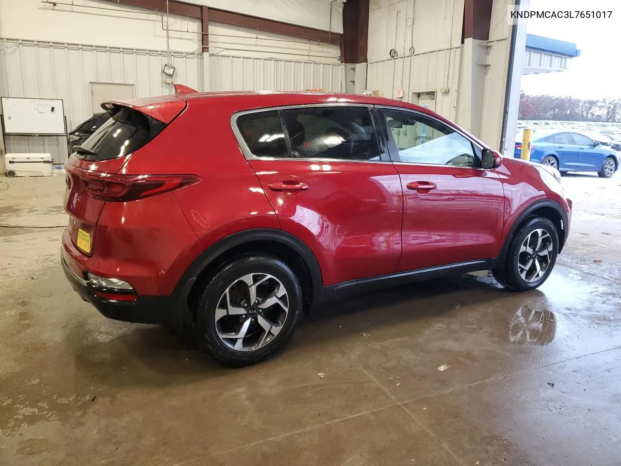 2020 Kia Sportage Lx VIN: KNDPMCAC3L7651017 Lot: 78437274