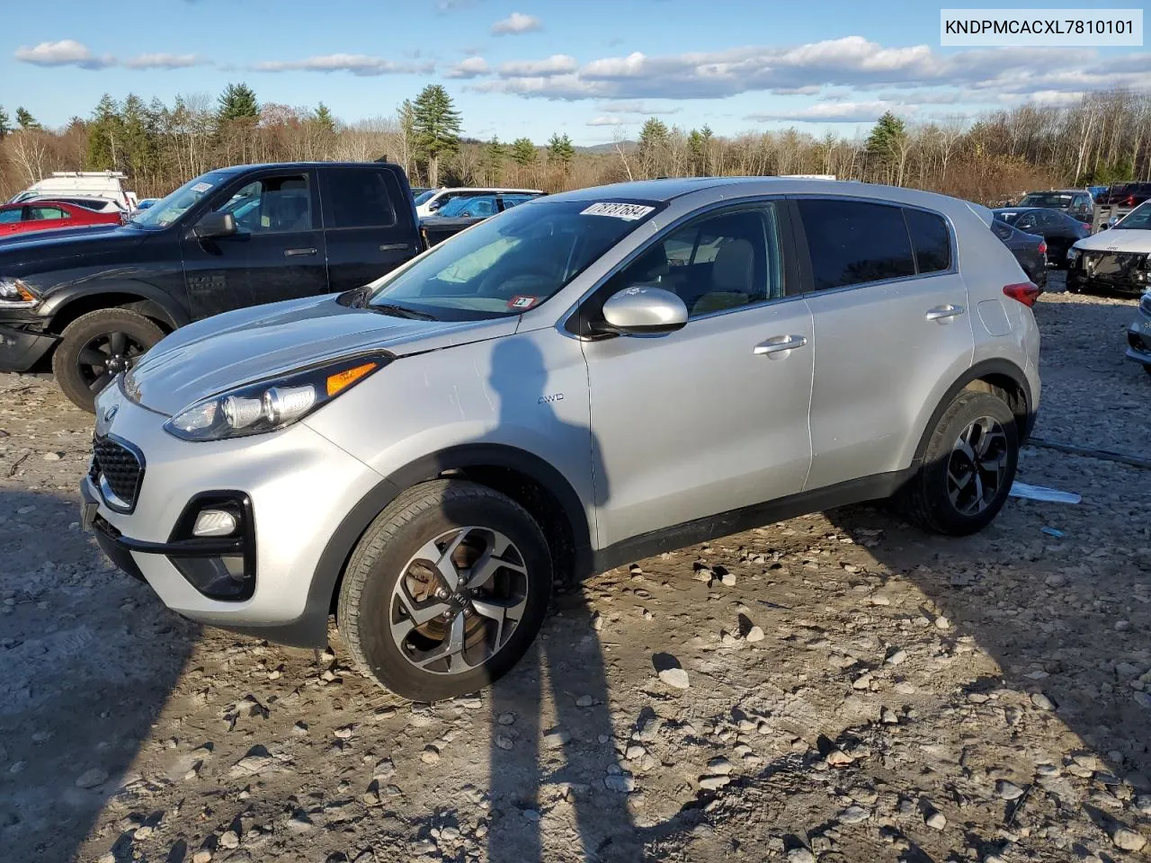 2020 Kia Sportage Lx VIN: KNDPMCACXL7810101 Lot: 78787684