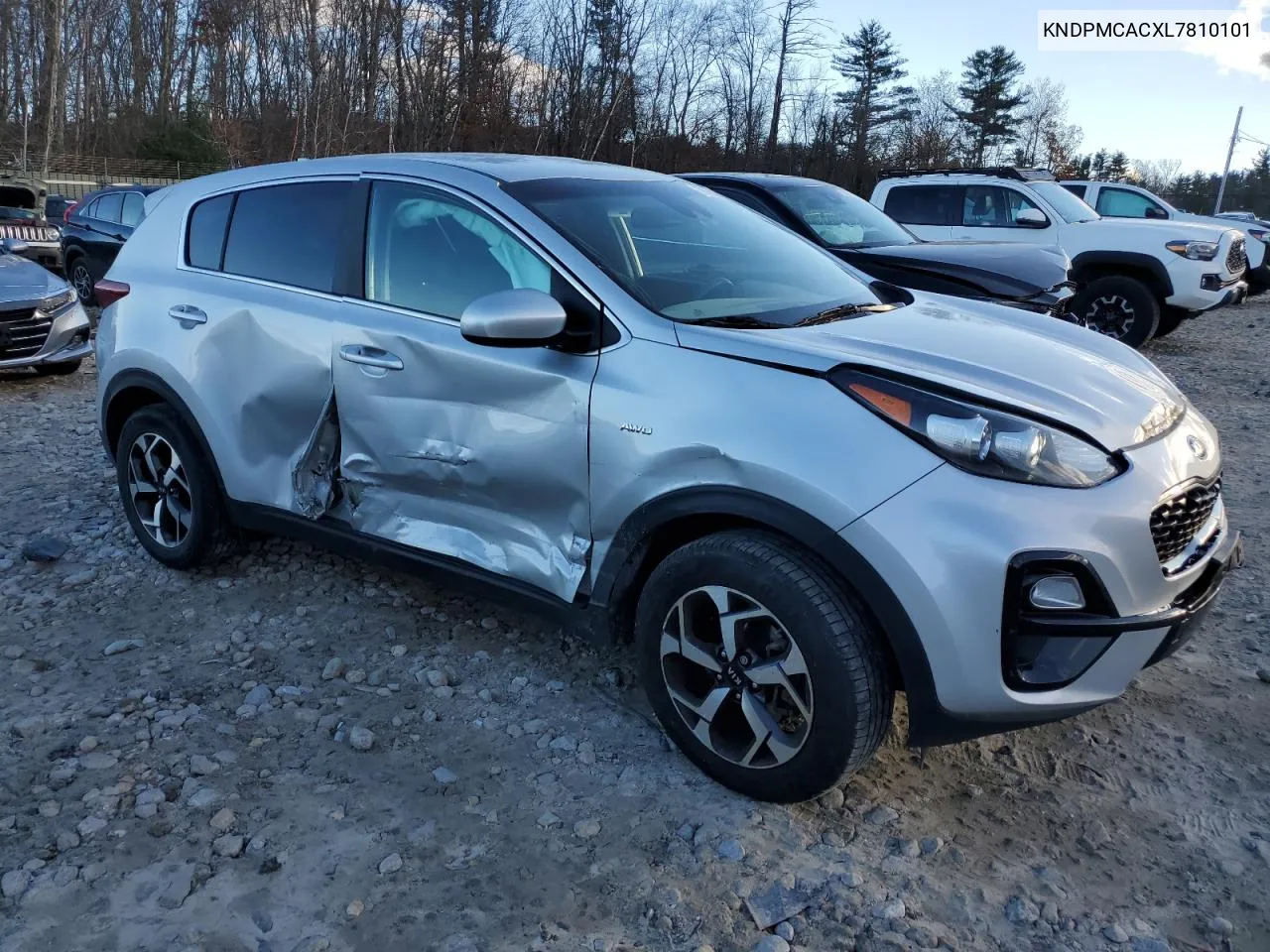 2020 Kia Sportage Lx VIN: KNDPMCACXL7810101 Lot: 78787684