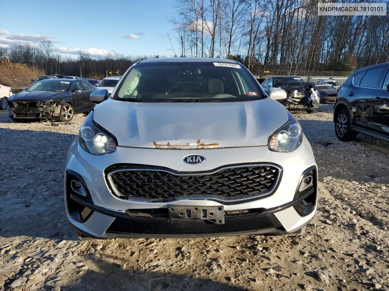 2020 Kia Sportage Lx VIN: KNDPMCACXL7810101 Lot: 78787684