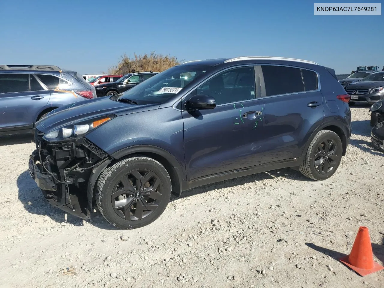 2020 Kia Sportage S VIN: KNDP63AC7L7649281 Lot: 79015074