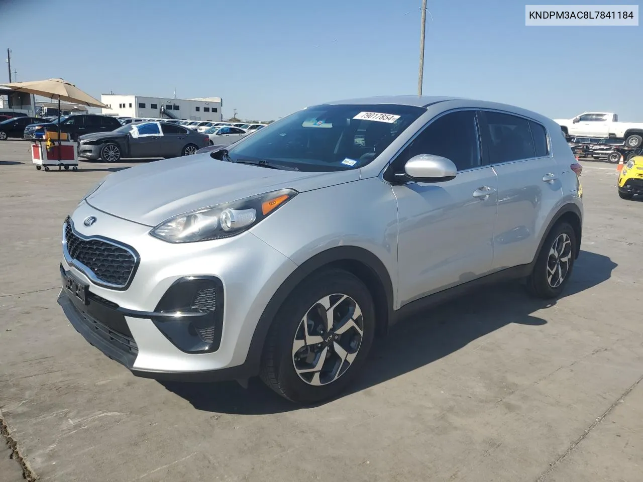 2020 Kia Sportage Lx VIN: KNDPM3AC8L7841184 Lot: 79017854