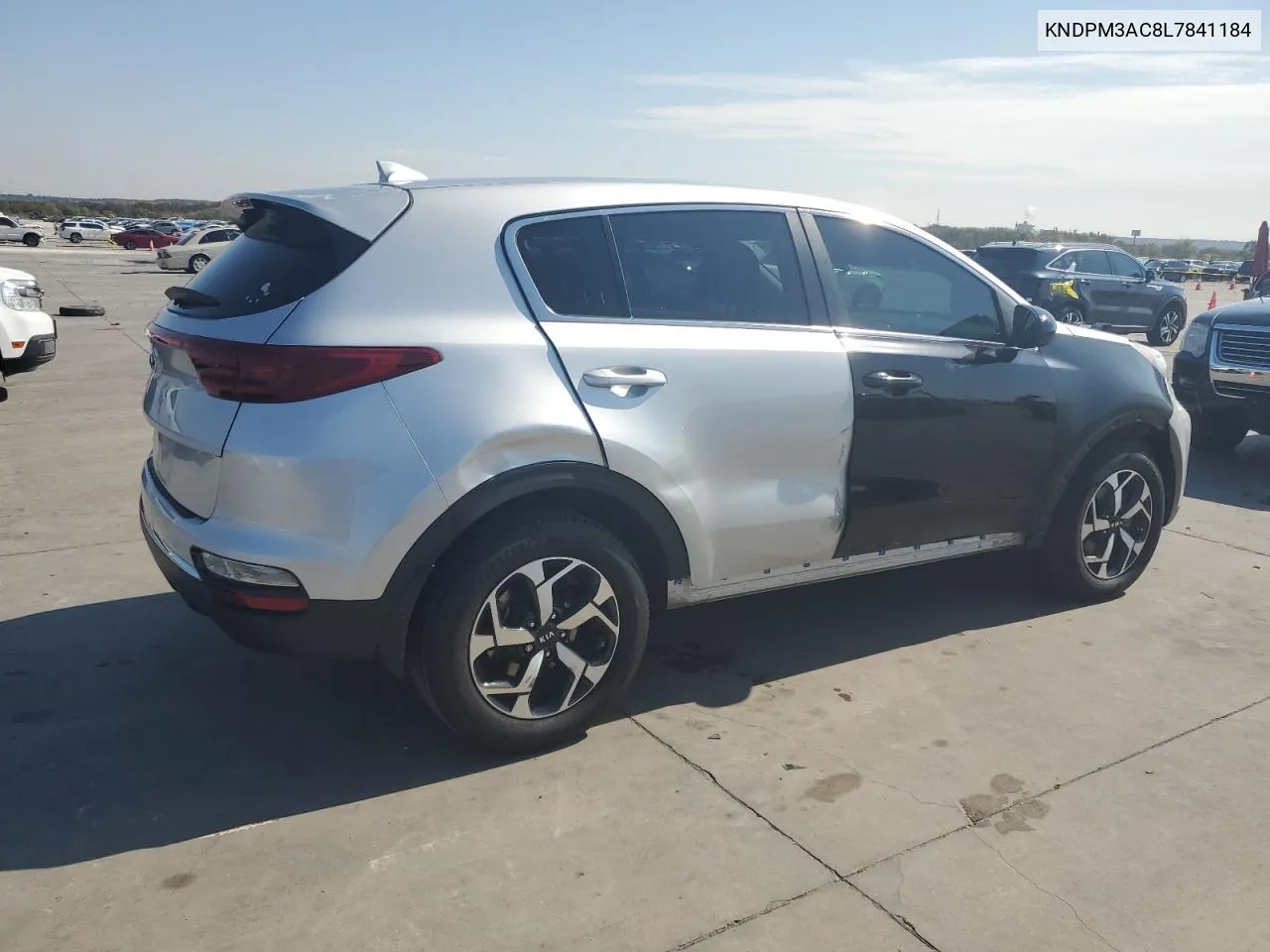 2020 Kia Sportage Lx VIN: KNDPM3AC8L7841184 Lot: 79017854