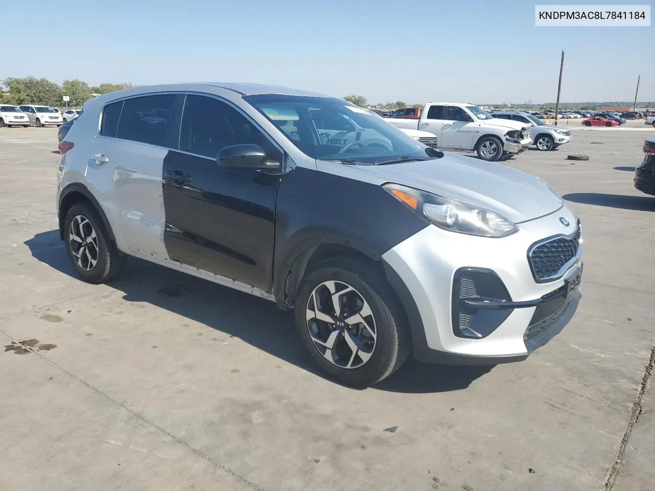 2020 Kia Sportage Lx VIN: KNDPM3AC8L7841184 Lot: 79017854