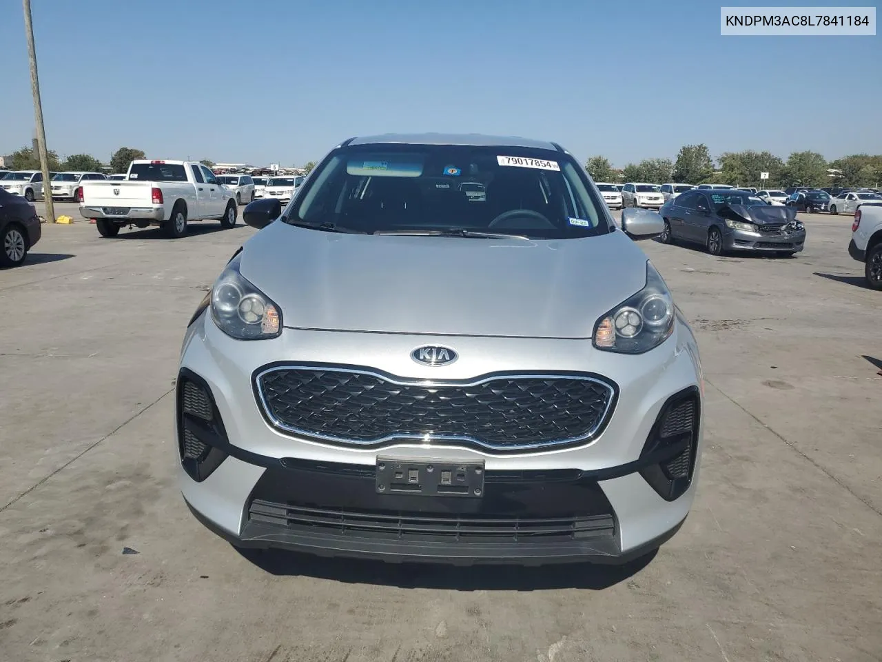 2020 Kia Sportage Lx VIN: KNDPM3AC8L7841184 Lot: 79017854