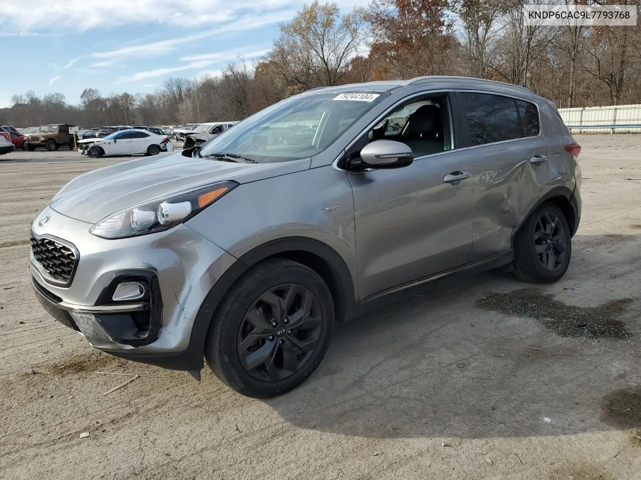 2020 Kia Sportage S VIN: KNDP6CAC9L7793768 Lot: 79244104