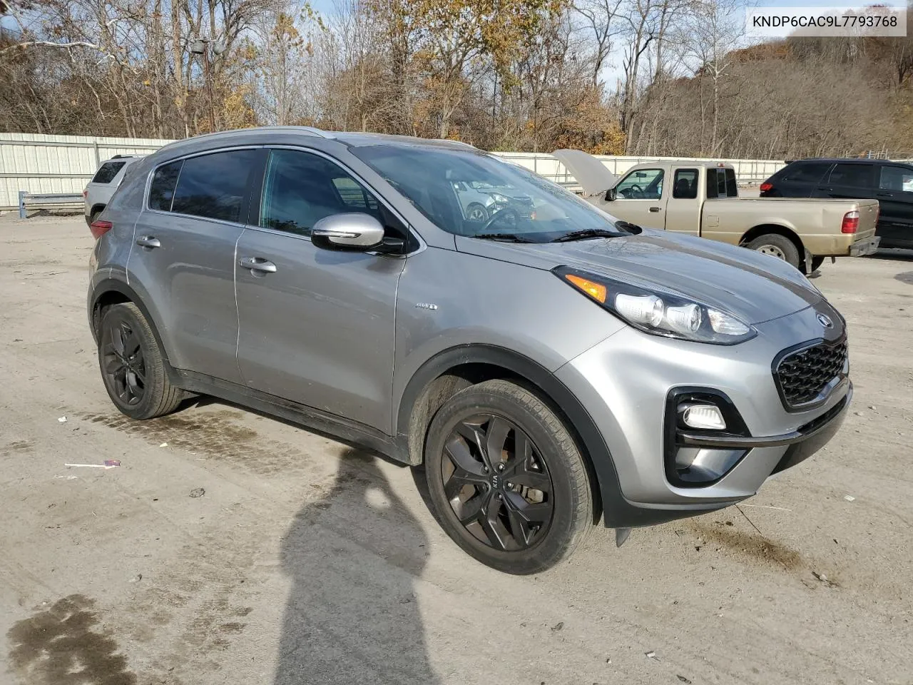 2020 Kia Sportage S VIN: KNDP6CAC9L7793768 Lot: 79244104