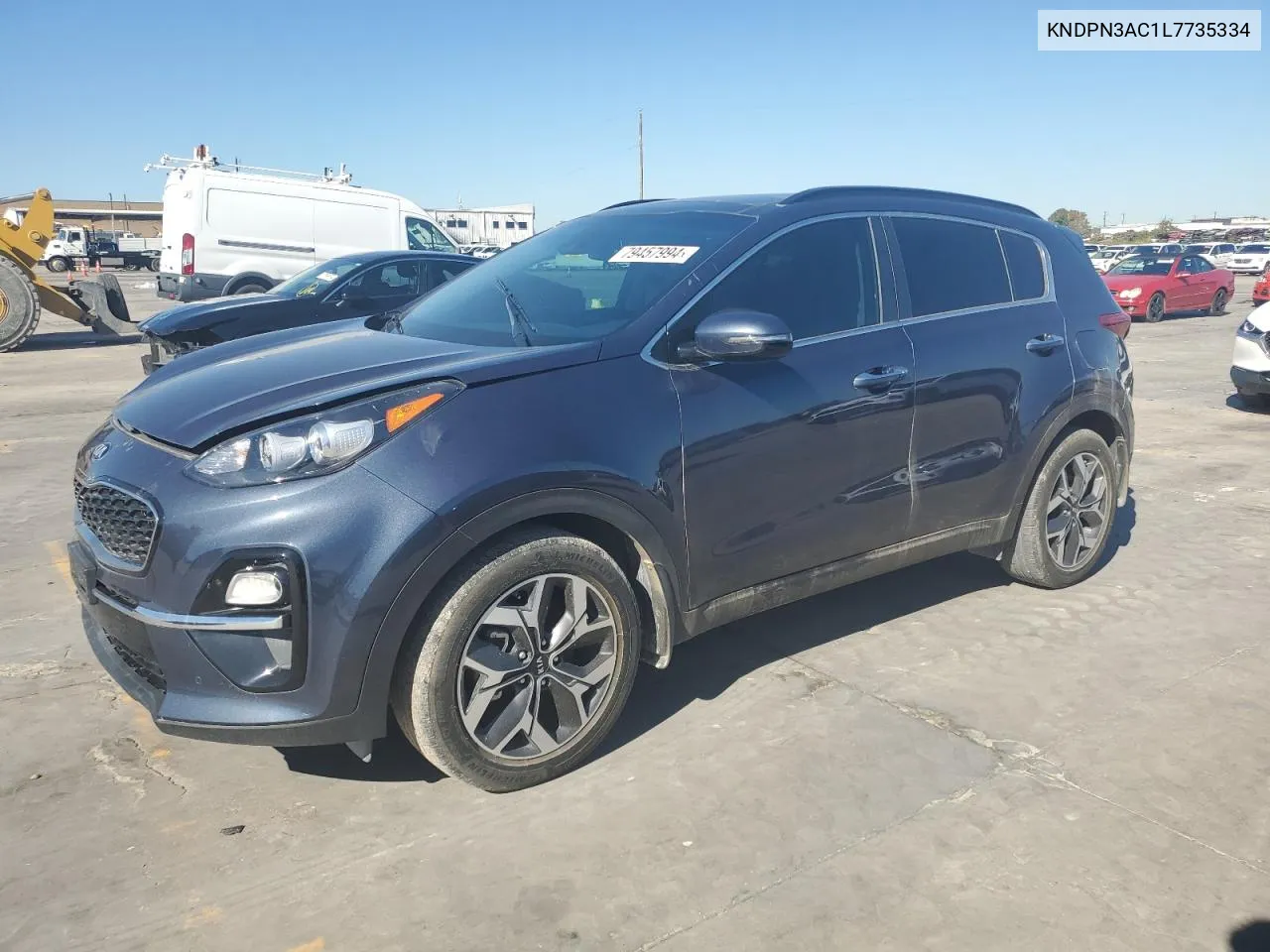 2020 Kia Sportage Ex VIN: KNDPN3AC1L7735334 Lot: 79457994