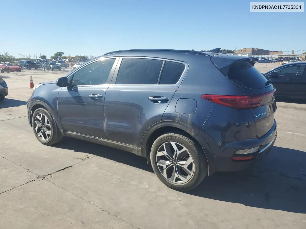 2020 Kia Sportage Ex VIN: KNDPN3AC1L7735334 Lot: 79457994