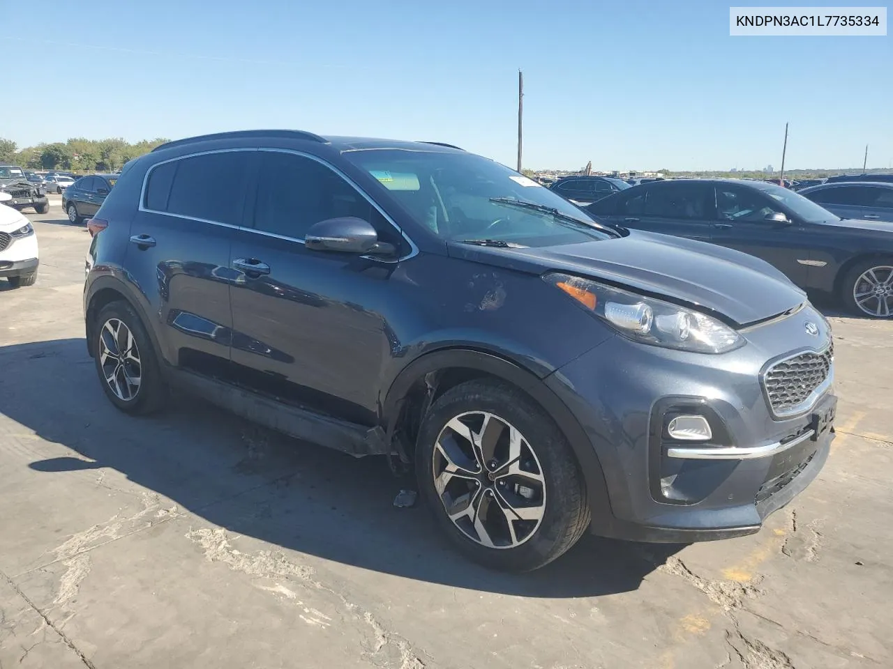 2020 Kia Sportage Ex VIN: KNDPN3AC1L7735334 Lot: 79457994