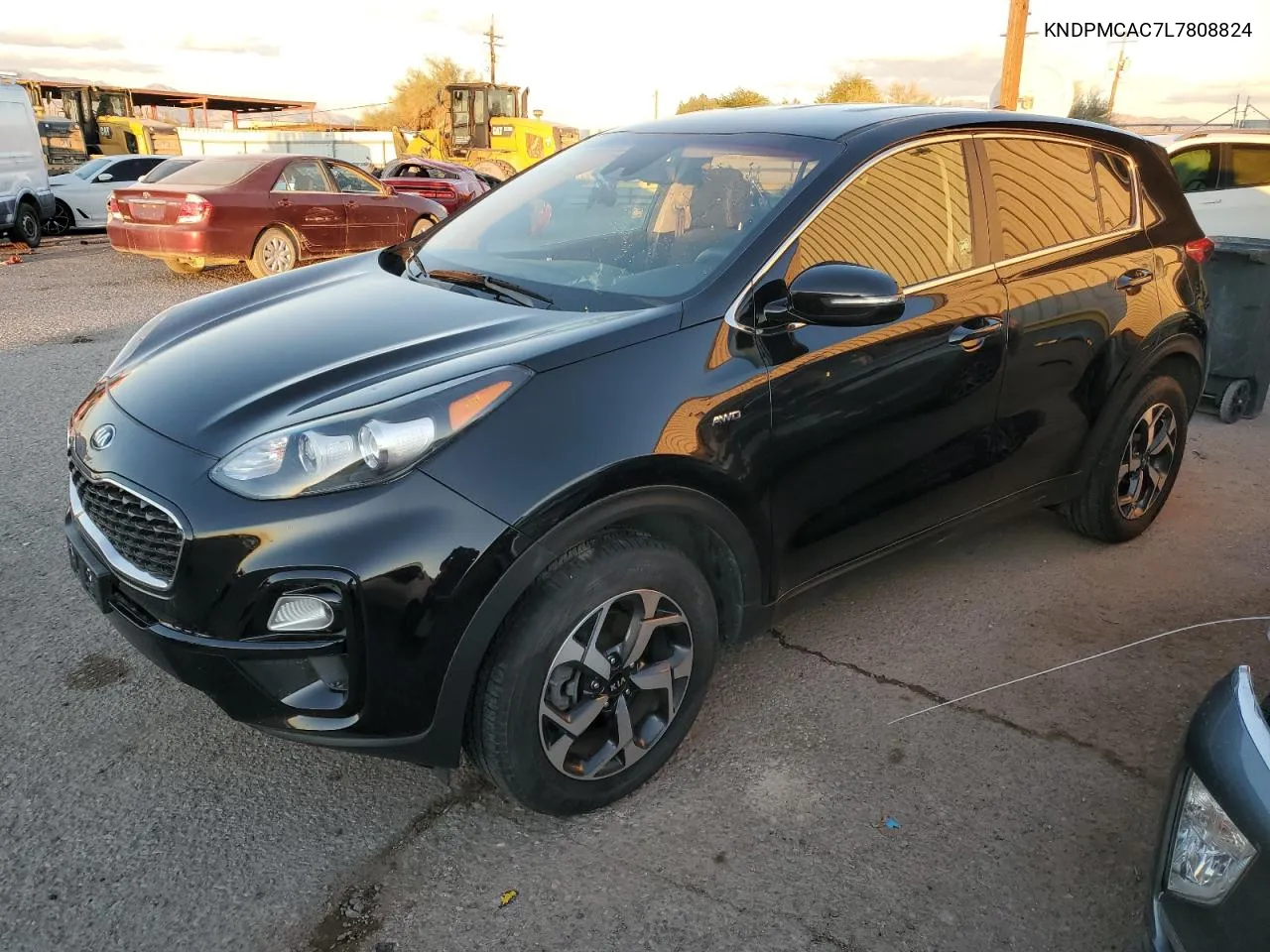 2020 Kia Sportage Lx VIN: KNDPMCAC7L7808824 Lot: 79480914