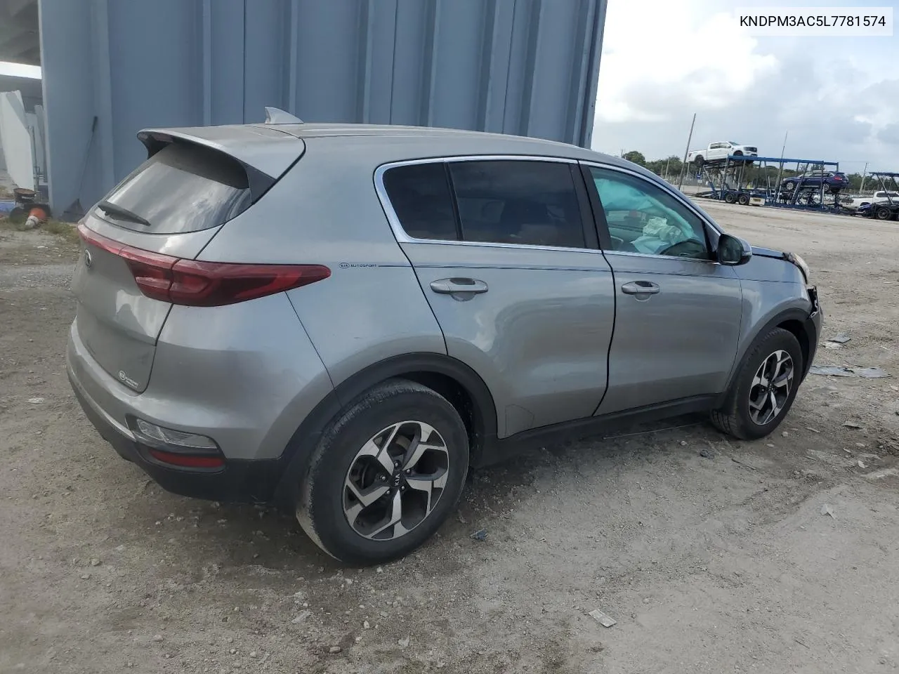 2020 Kia Sportage Lx VIN: KNDPM3AC5L7781574 Lot: 79602064