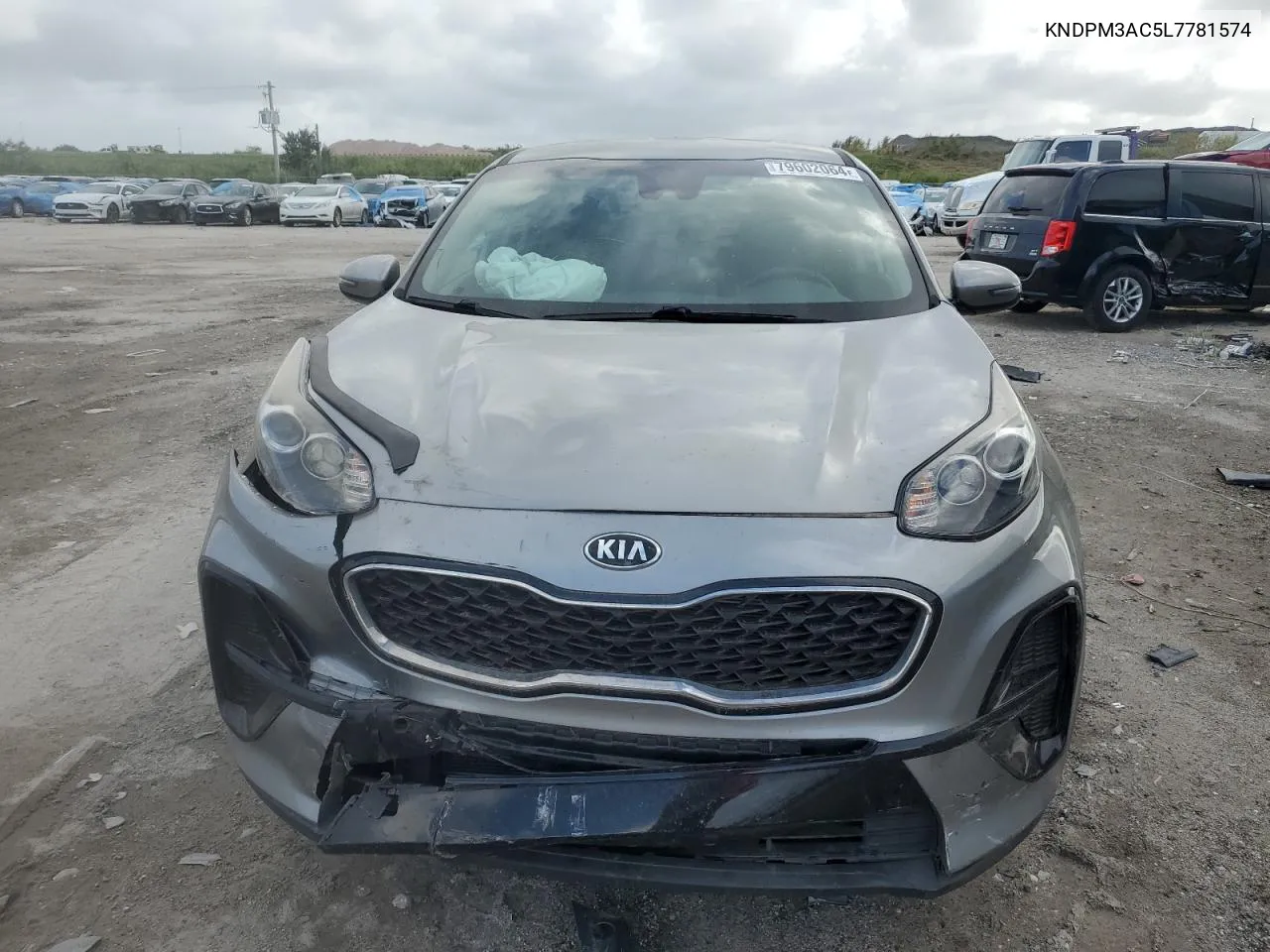 2020 Kia Sportage Lx VIN: KNDPM3AC5L7781574 Lot: 79602064