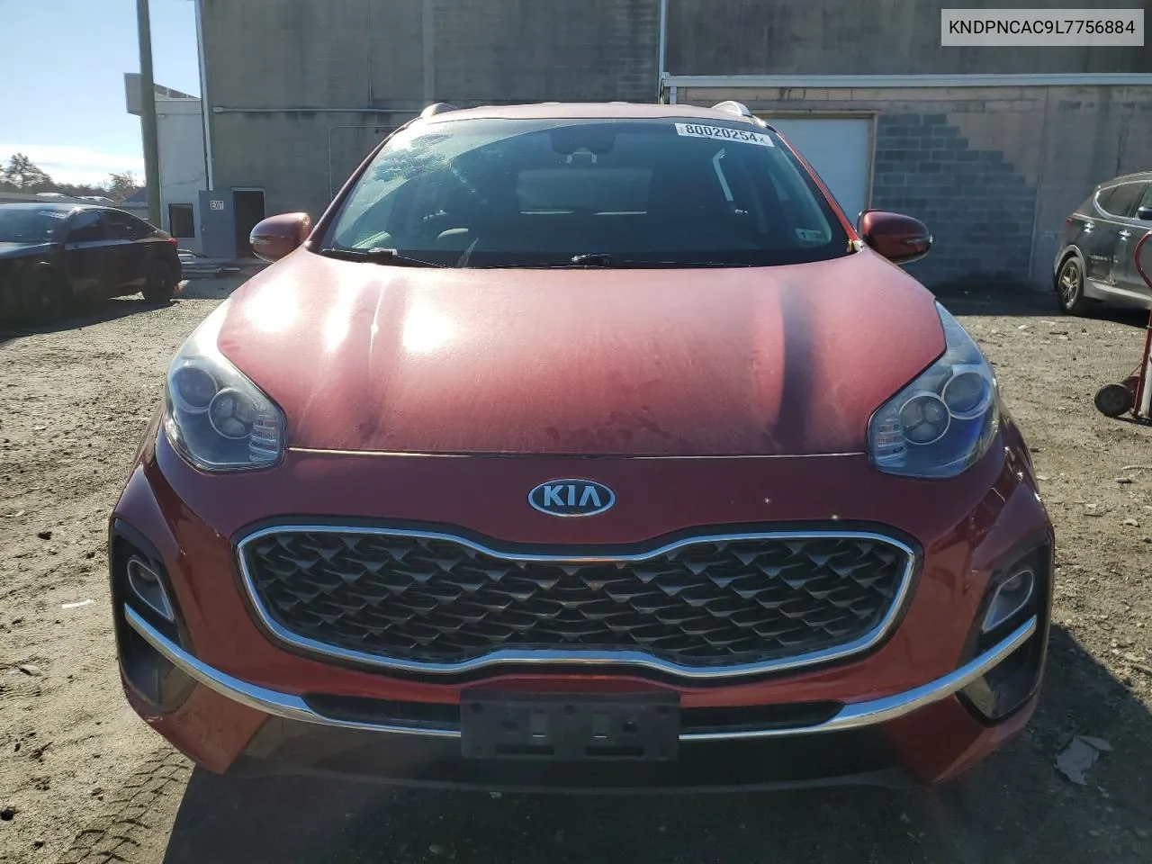 2020 Kia Sportage Ex VIN: KNDPNCAC9L7756884 Lot: 80020254