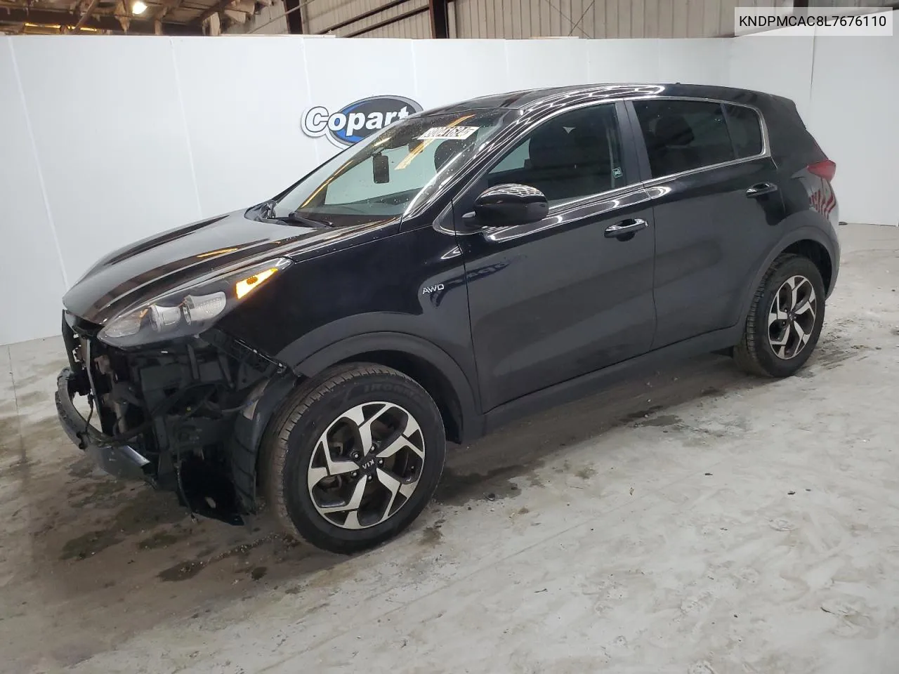 2020 Kia Sportage Lx VIN: KNDPMCAC8L7676110 Lot: 80041624