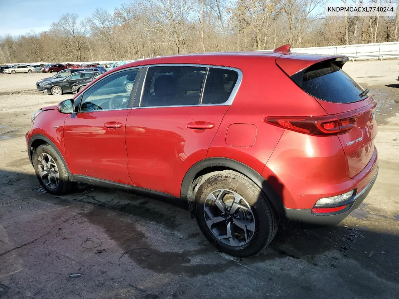 2020 Kia Sportage Lx VIN: KNDPMCACXL7740244 Lot: 80329364