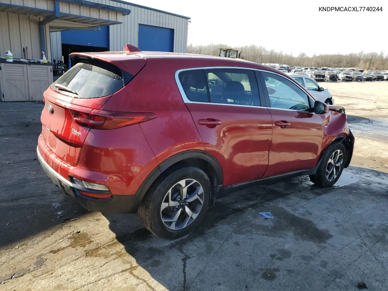 2020 Kia Sportage Lx VIN: KNDPMCACXL7740244 Lot: 80329364