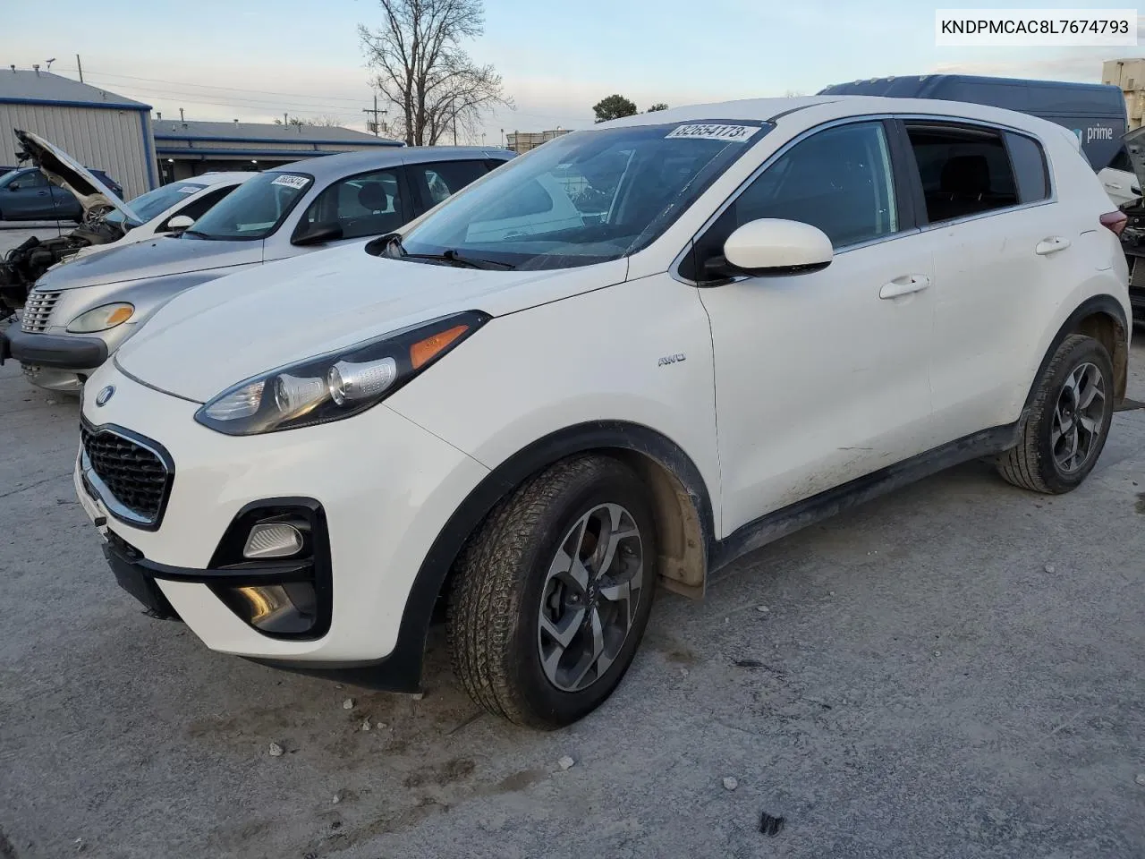 2020 Kia Sportage Lx VIN: KNDPMCAC8L7674793 Lot: 82654173