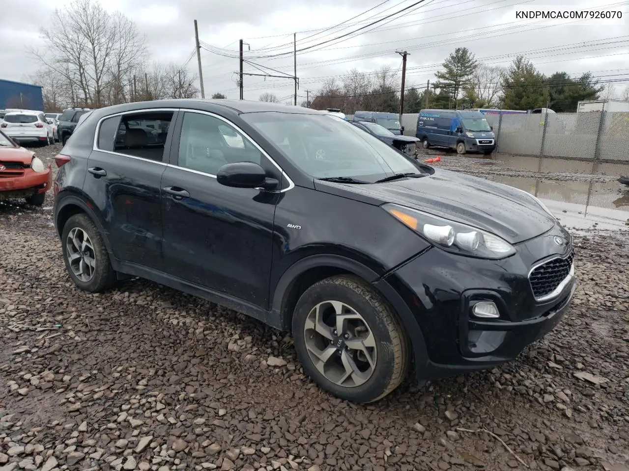 KNDPMCAC0M7926070 2021 Kia Sportage Lx