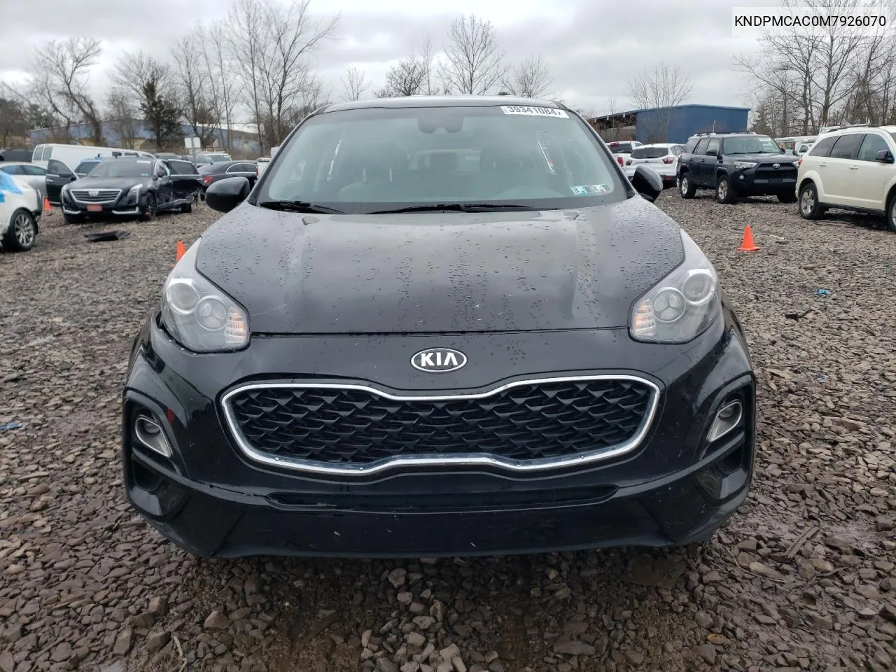 2021 Kia Sportage Lx VIN: KNDPMCAC0M7926070 Lot: 39341084