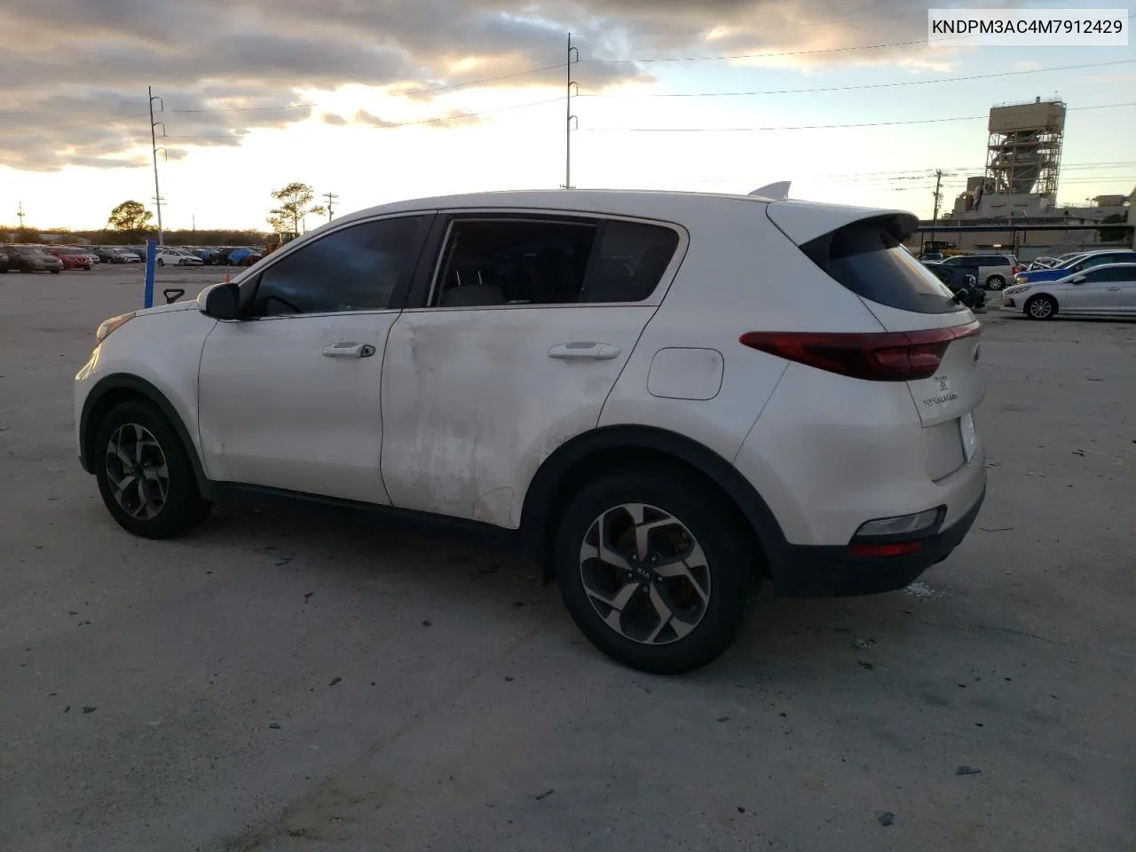 2021 Kia Sportage Lx VIN: KNDPM3AC4M7912429 Lot: 41509214