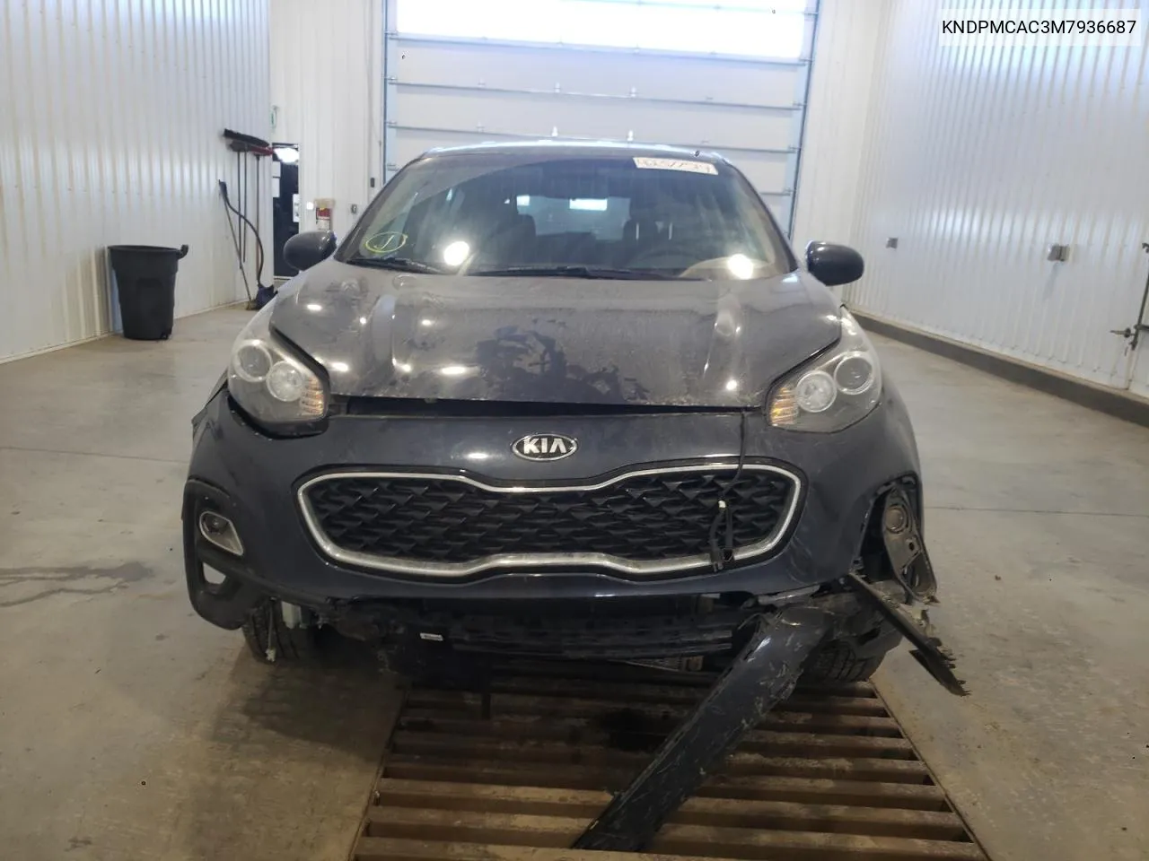 2021 Kia Sportage Lx VIN: KNDPMCAC3M7936687 Lot: 42377514