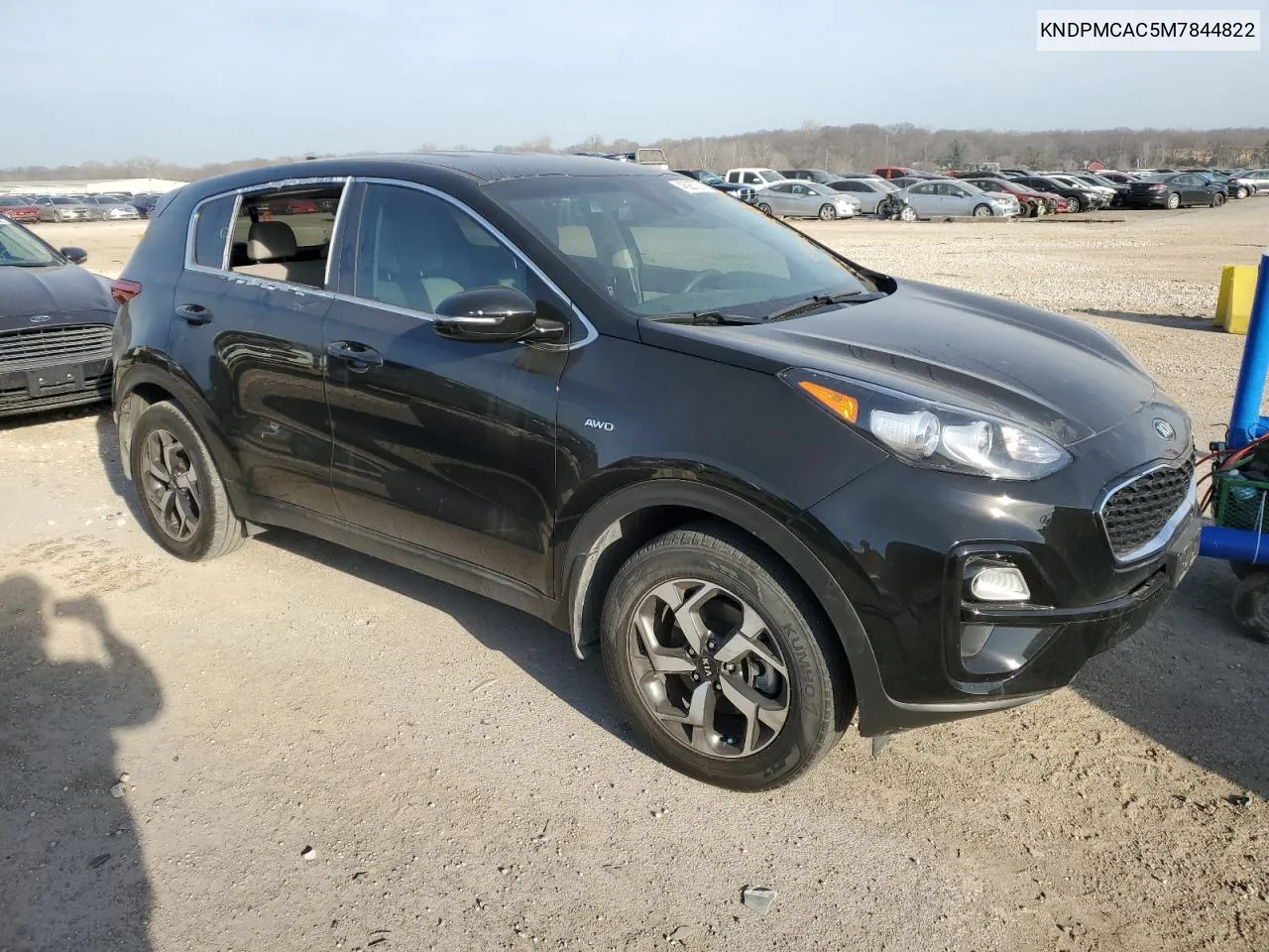 2021 Kia Sportage Lx VIN: KNDPMCAC5M7844822 Lot: 46287274