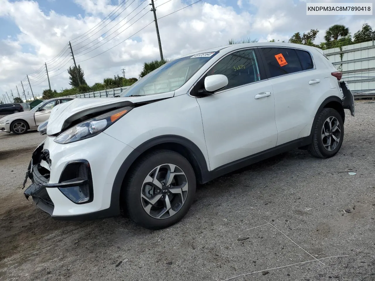 KNDPM3AC8M7890418 2021 Kia Sportage Lx