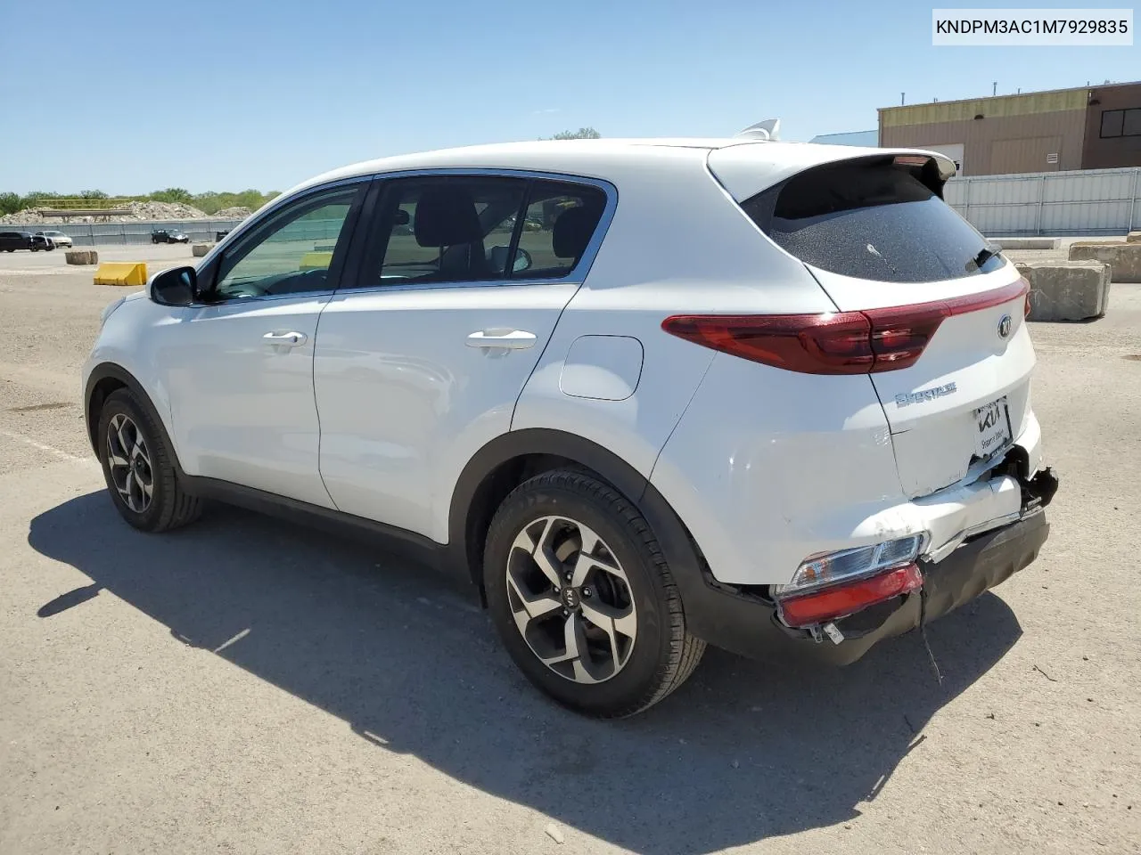 2021 Kia Sportage Lx VIN: KNDPM3AC1M7929835 Lot: 50299273