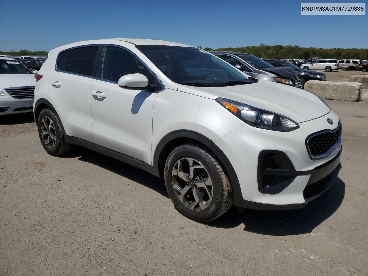 2021 Kia Sportage Lx VIN: KNDPM3AC1M7929835 Lot: 50299273