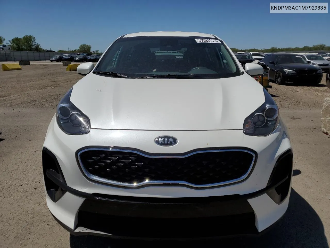 2021 Kia Sportage Lx VIN: KNDPM3AC1M7929835 Lot: 50299273