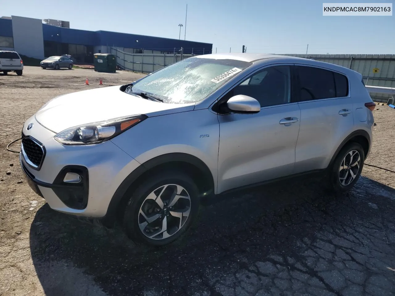 2021 Kia Sportage Lx VIN: KNDPMCAC8M7902163 Lot: 50356474