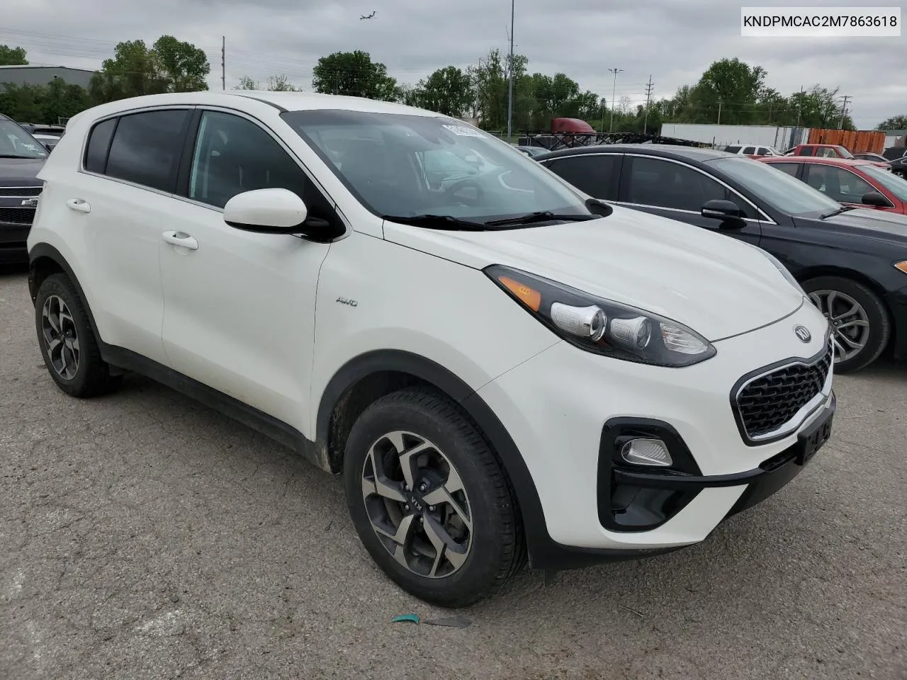 KNDPMCAC2M7863618 2021 Kia Sportage Lx