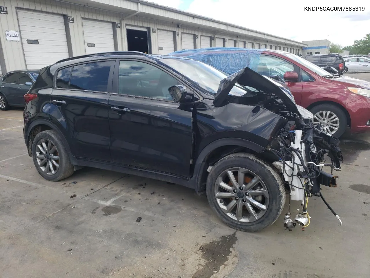 2021 Kia Sportage S VIN: KNDP6CAC0M7885319 Lot: 51467954