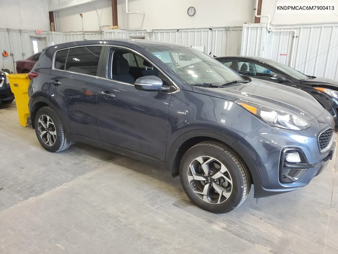 2021 Kia Sportage Lx VIN: KNDPMCAC6M7900413 Lot: 52590554