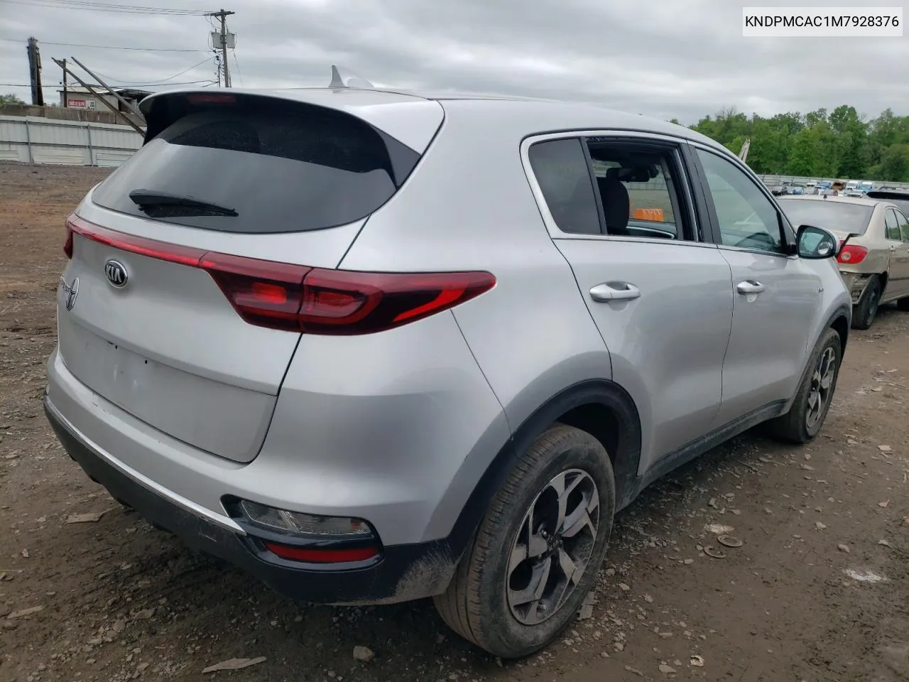 2021 Kia Sportage Lx VIN: KNDPMCAC1M7928376 Lot: 55191684