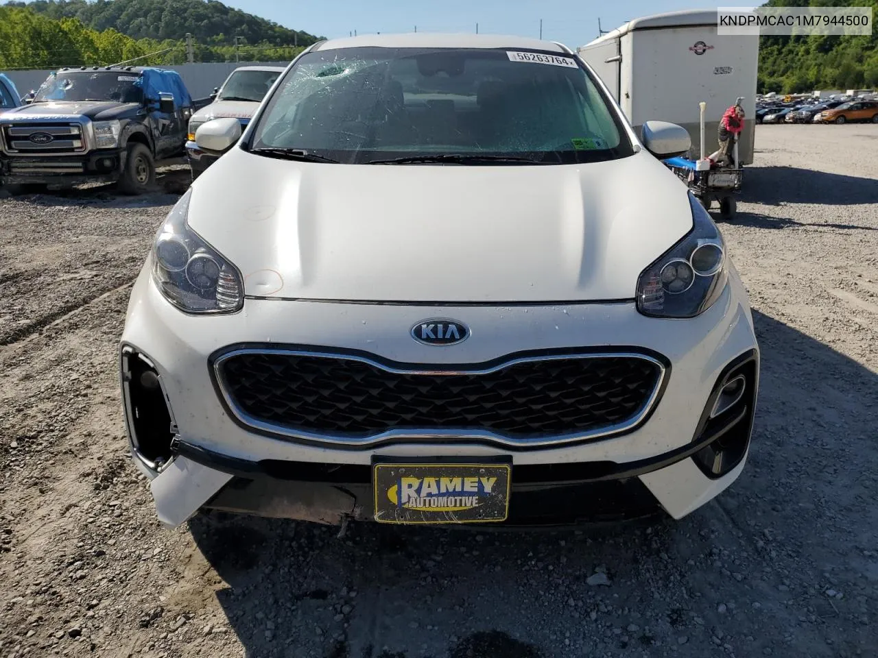 2021 Kia Sportage Lx VIN: KNDPMCAC1M7944500 Lot: 56263764