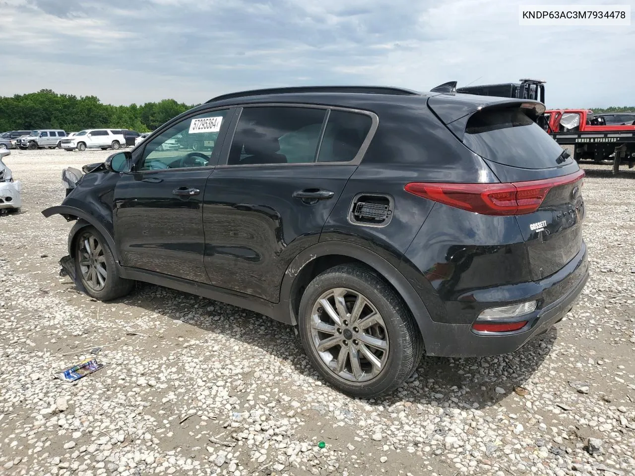 2021 Kia Sportage S VIN: KNDP63AC3M7934478 Lot: 57295364