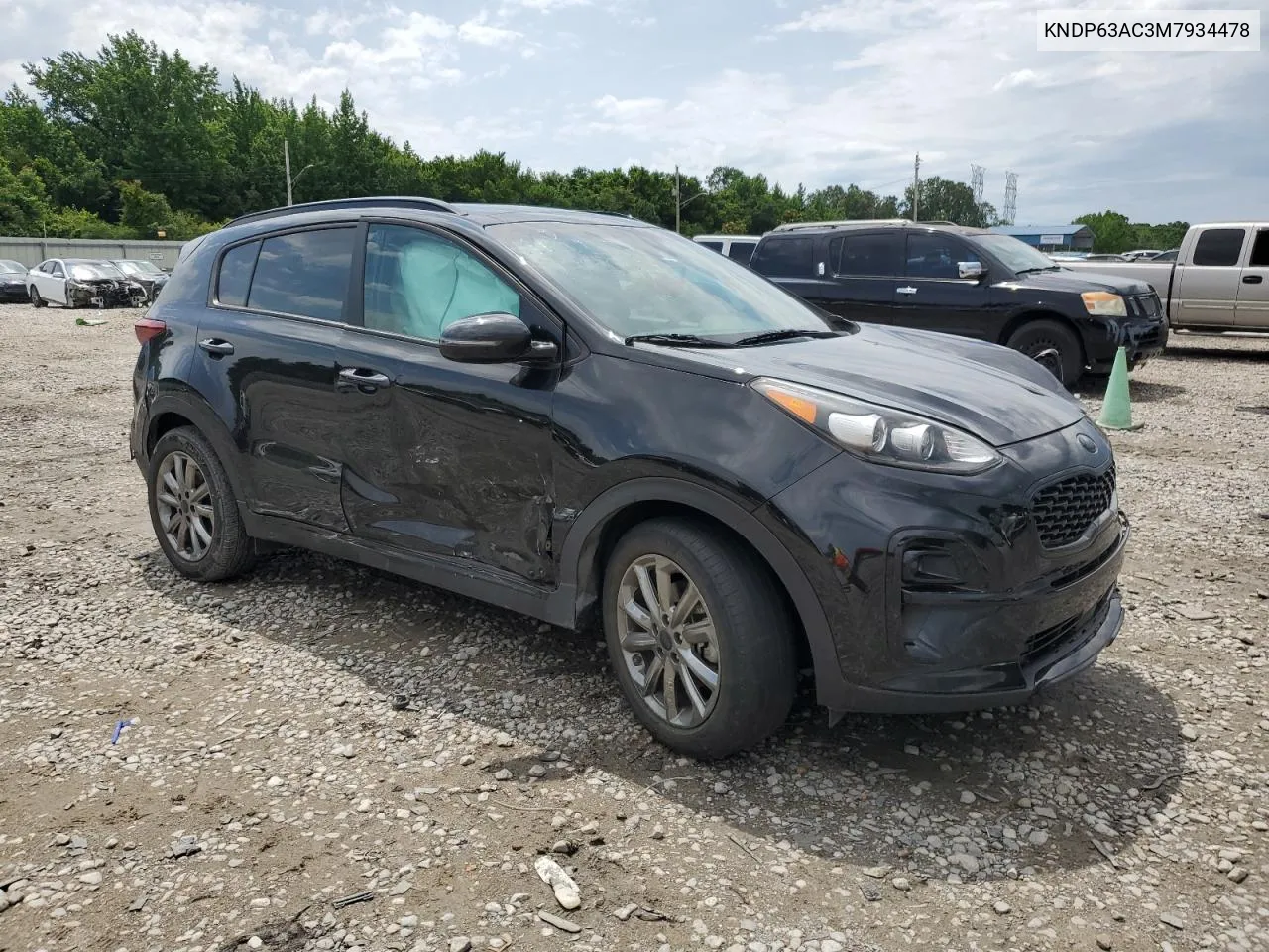 2021 Kia Sportage S VIN: KNDP63AC3M7934478 Lot: 57295364