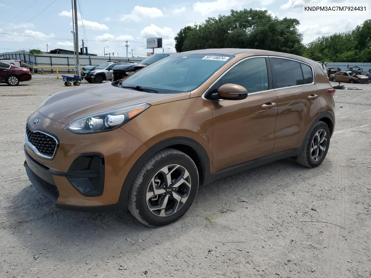 KNDPM3AC7M7924431 2021 Kia Sportage Lx