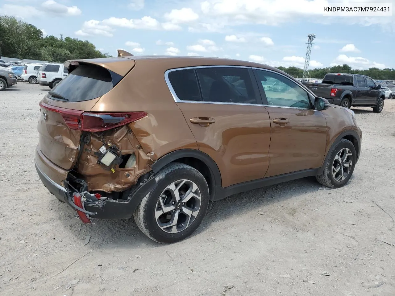 2021 Kia Sportage Lx VIN: KNDPM3AC7M7924431 Lot: 59118024